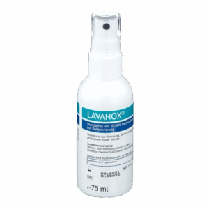 LAVANOX haavaloputuslahus-sprei 0,08% hüpokloritiga 75ml
