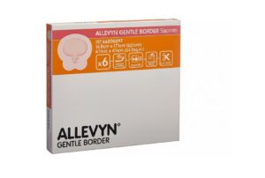 ALLEVYN Gentle Border Sacrum vahtplaaster 6 tk