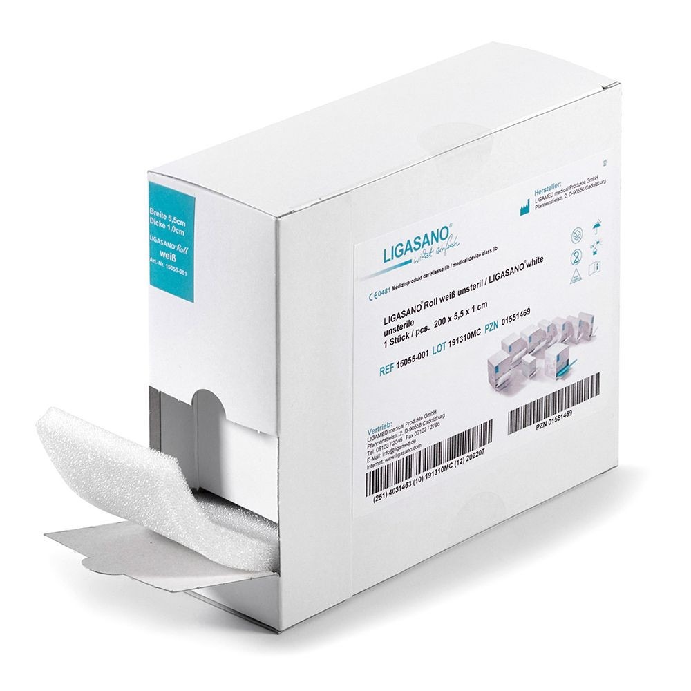 LIGASANO® valge 200x5,5x1,0cm