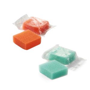 ligasano-haavapuhastussvamm-wound-cleaning-sponge-orange-green